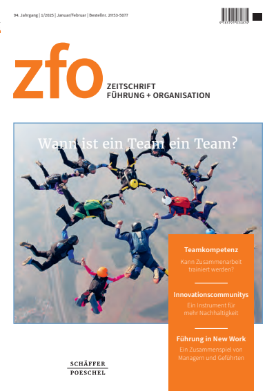 Cover of Volume: zfo Volume 94 (2025), Edition 1