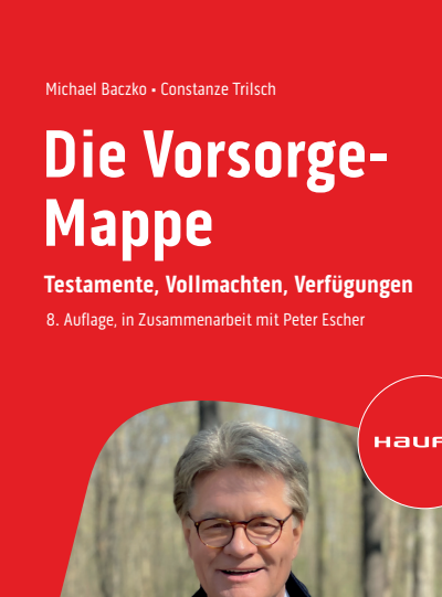 Cover of book: Die Vorsorge-Mappe