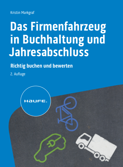 Cover of book: Das Firmenfahrzeug in Buchhaltung und Jahresabschluss