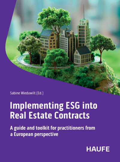 Cover des Buchs: Implementing ESG into Real Estate Contracts