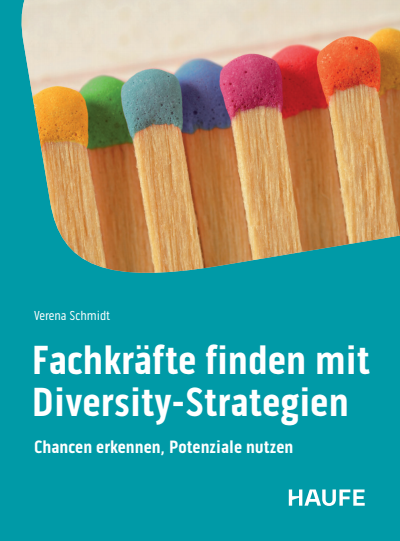 Cover des Buchs: Fachkräfte finden mit Diversity-Strategien