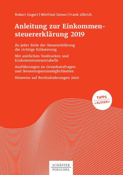 Cover des Buchs: Anleitung zur Einkommensteuererklärung 2019