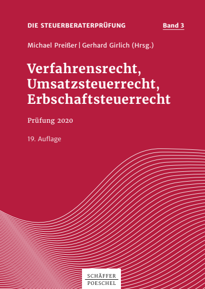 Cover des Buchs: Verfahrensrecht, Umsatzsteuerrecht, Erbschaftsteuerrecht