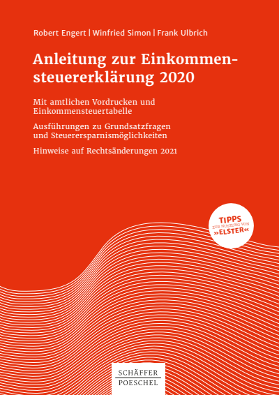 Cover des Buchs: Anleitung zur Einkommensteuererklärung 2020