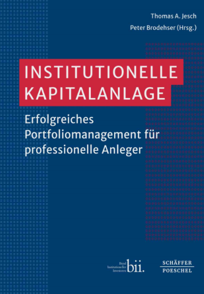 Cover des Buchs: Institutionelle Kapitalanlage