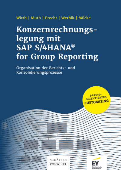 Cover des Buchs: Konzernrechnungslegung mit SAP S4/HANA for Group Reporting