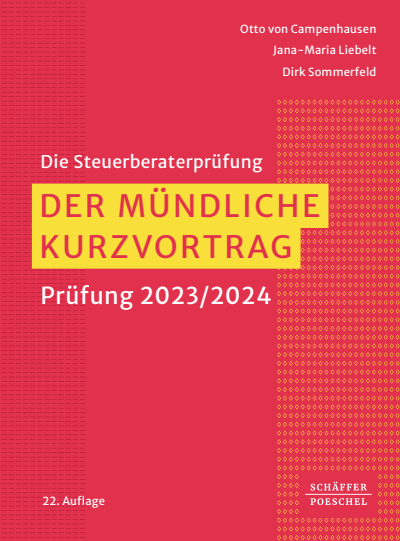 Cover des Buchs: Der mündliche Kurzvortrag