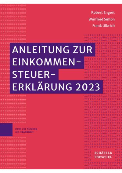 Cover des Buchs: Anleitung zur Einkommensteuererklärung 2023