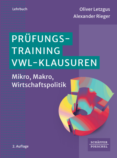 Cover des Buchs: Prüfungstraining VWL-Klausuren