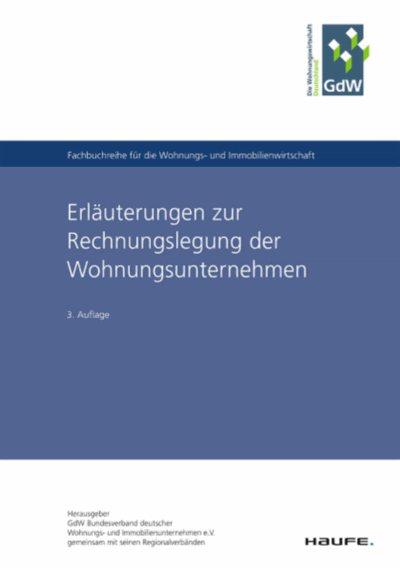 Cover des Buchs: Erläuterungen zur Rechnungslegung der Wohnungsunternehmen