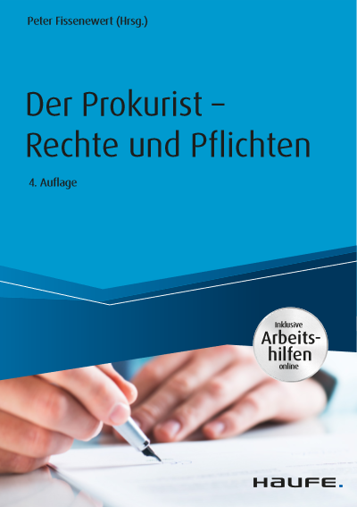 Cover of book: Der Prokurist - Rechte und Pflichten - mit Arbeitshilfen online
