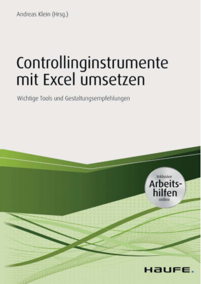 Cover des Buchs: Controllinginstrumente mit Excel umsetzen - inkl. Arbeitshilfen online