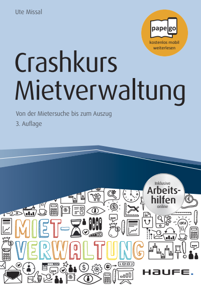 Cover of book: Crashkurs Mietverwaltung - inkl. Arbeitshilfen online