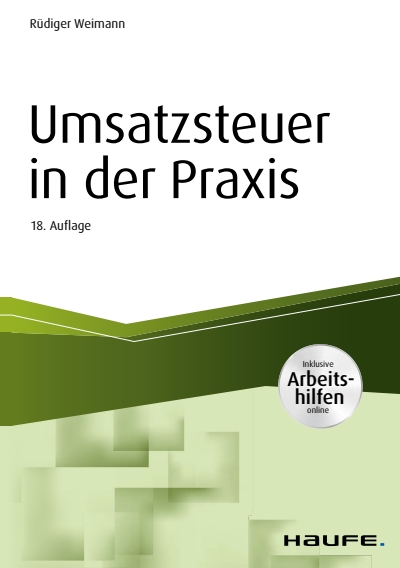 Cover des Buchs: Umsatzsteuer in der Praxis - inkl. Arbeitshilfen online