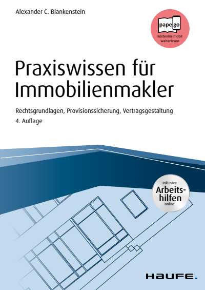 Cover of book: Praxiswissen für Immobilienmakler - inkl. Arbeitshilfen online