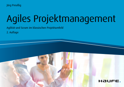Cover of book: Agiles Projektmanagement