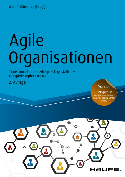 Cover of book: Agile Organisationen