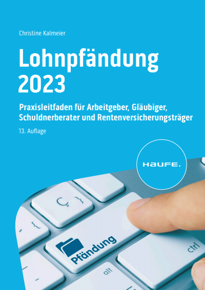 Cover of book: Lohnpfändung 2023