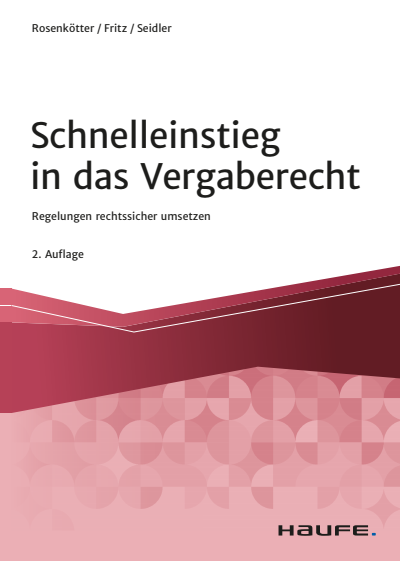 Cover des Buchs: Schnelleinstieg in das Vergaberecht