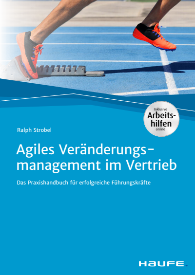 Cover of book: Agiles Veränderungsmanagement im Vertrieb