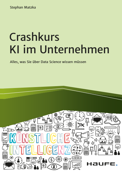 Cover des Buchs: Crashkurs KI im Unternehmen