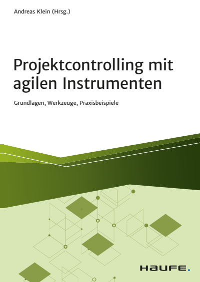 Cover des Buchs: Projektcontrolling mit agilen Instrumenten