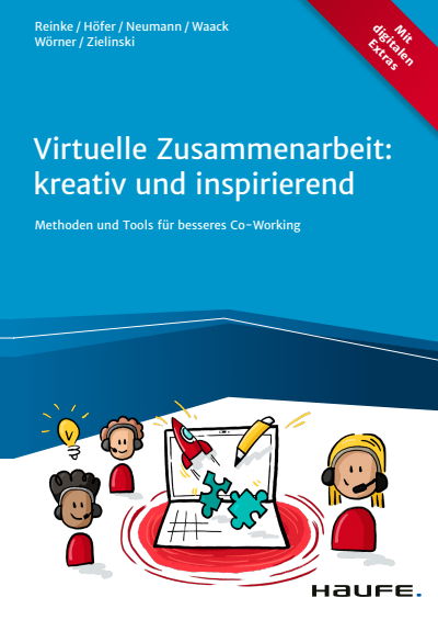 Cover des Buchs: Virtuelle Zusammenarbeit: kreativ und inspirierend