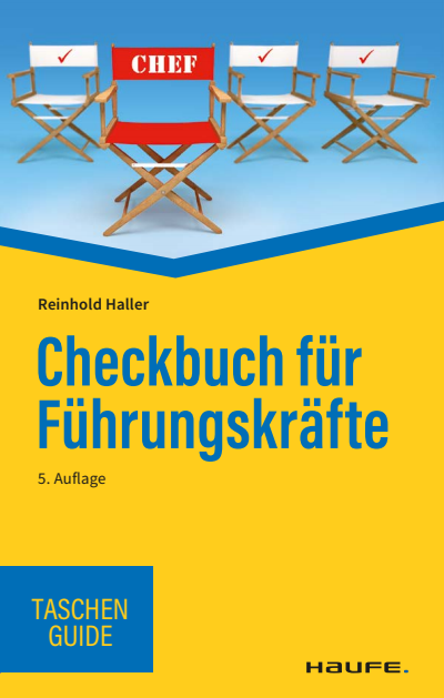 Cover des Buchs: Checkbuch für Führungskräfte