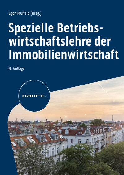 Cover of book: Spezielle Betriebswirtschaftslehre der Immobilienwirtschaft