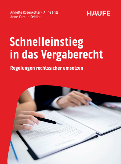 Cover des Buchs: Schnelleinstieg in das Vergaberecht