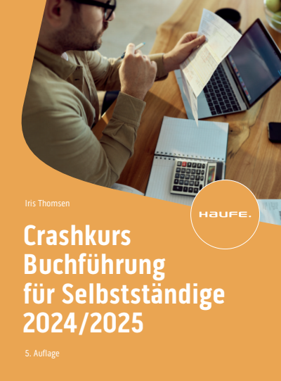 Cover des Buchs: Crashkurs Buchführung für Selbstständige 2024/2025