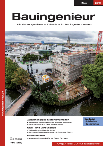 Cover of Volume: Bauingenieur Volume 93 (2018), Edition 03