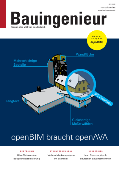 Cover of Volume: Bauingenieur Volume 95 (2020), Edition 02