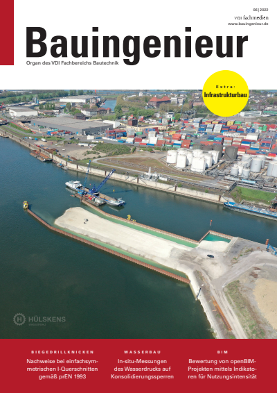 Cover of Volume: Bauingenieur Volume 97 (2022), Edition 06