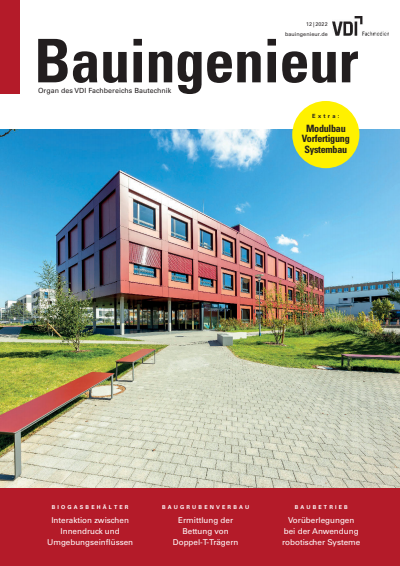 Cover of Volume: Bauingenieur Volume 97 (2022), Edition 12