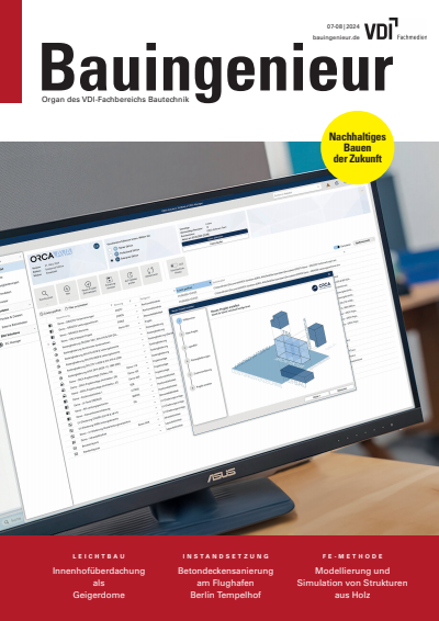 Cover of Volume: Bauingenieur Volume 99 (2024), Edition 07-08
