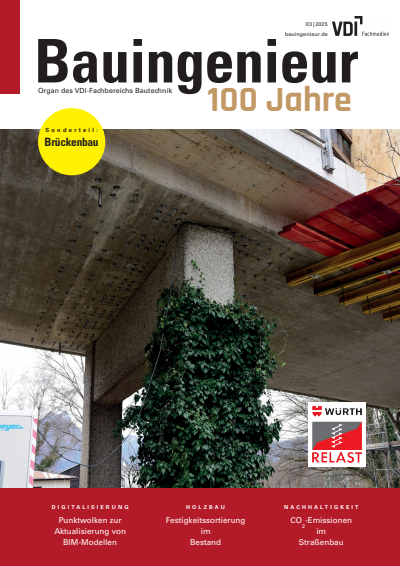 Cover of Volume: Bauingenieur Volume 100 (2025), Edition 03