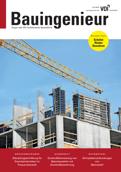 Cover of Volume: Bauingenieur Volume 101 (2026), Issue H05