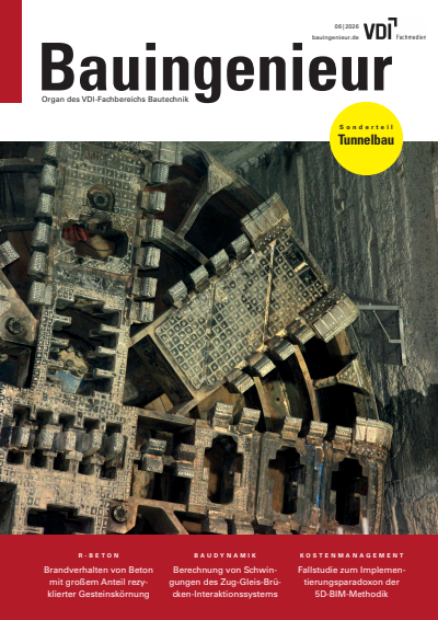 Cover of Volume: Bauingenieur Volume 101 (2026), Issue H06