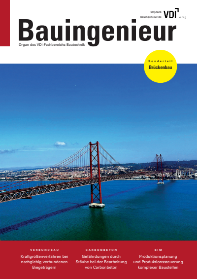 Cover der Ausgabe: Bauingenieur Jahrgang 101 (2026), Heft H09