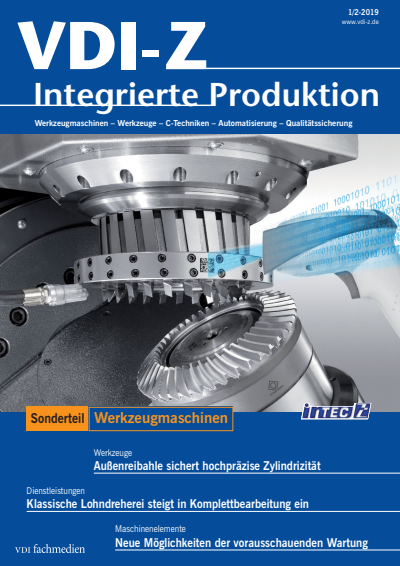 Cover of Volume: VDI-Z Volume 161 (2019), Edition 01-02