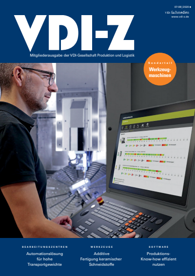 Cover of Volume: VDI-Z Volume 162 (2020), Edition 07-08
