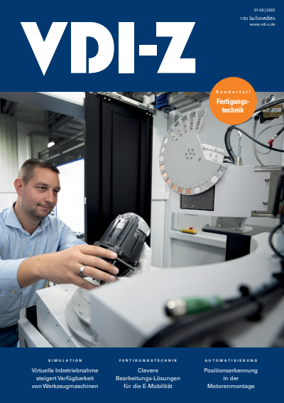 Cover der Ausgabe: VDI-Z Jahrgang 164 (2022), Heft 01-02