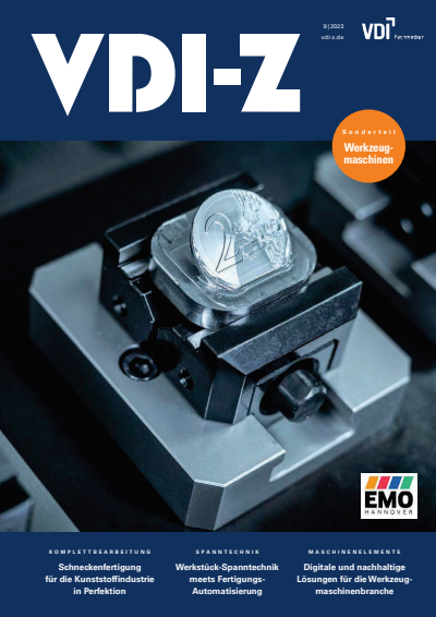 Cover der Ausgabe: VDI-Z Jahrgang 165 (2023), Heft 09