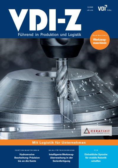 Cover der Ausgabe: VDI-Z Jahrgang 168 (2026), Heft 09