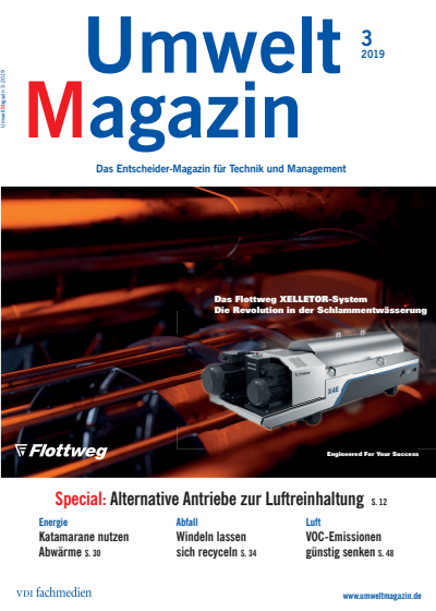 Cover of Volume: UmweltMagazin Volume 49 (2019), Edition 03