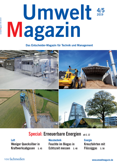Cover of Volume: UmweltMagazin Volume 49 (2019), Edition 04-05