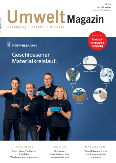 Cover of Volume: UmweltMagazin Volume 49 (2019), Edition 12