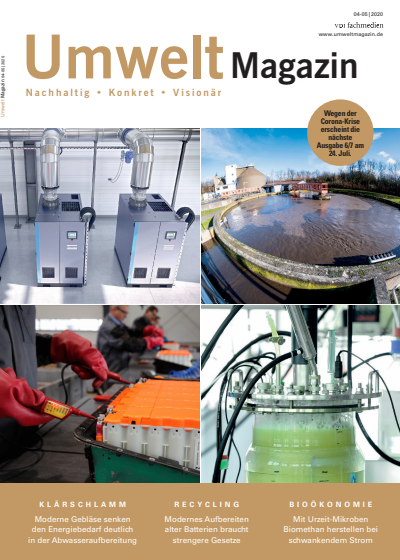 Cover of Volume: UmweltMagazin Volume 50 (2020), Edition 04-05