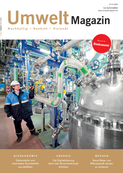 Cover of Volume: UmweltMagazin Volume 50 (2020), Edition 10-11